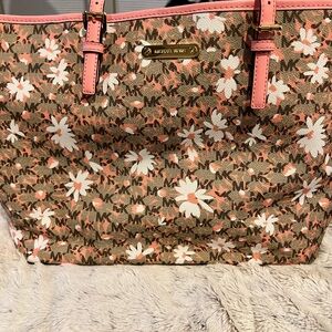 Michael Kors summer flowers tote bag